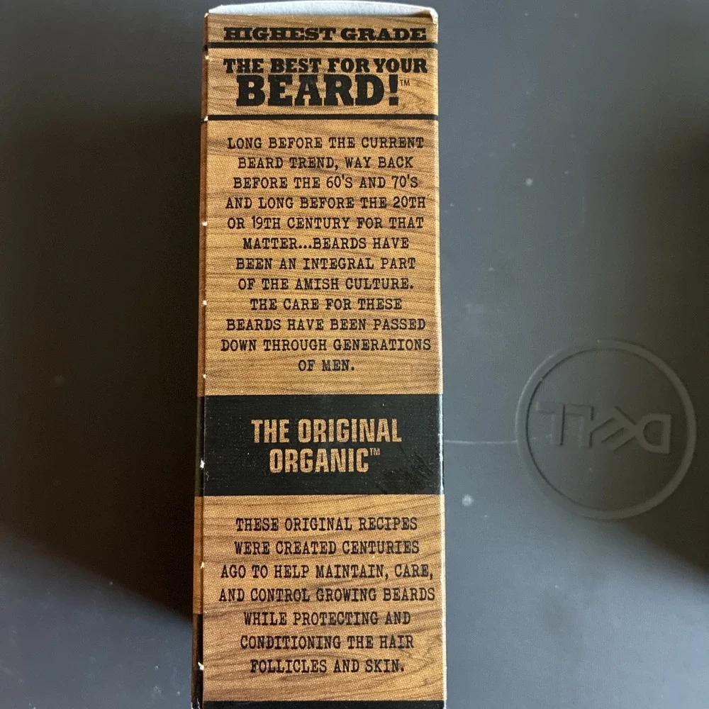 New In Box-Honest Amish Premium Beard Oil 2oz High Quality-Father's Day